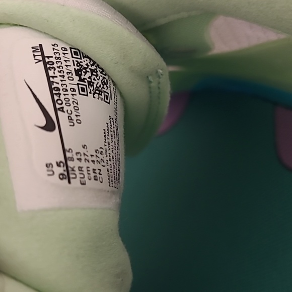 NIKE AIR MAX 270 REACT PSYCHEDELIC ART SNEAKERS - Picture 6 of 9